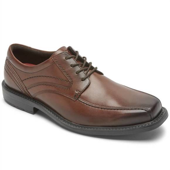 NEW ROCKPORT men\'s style leader 2 bike toe oxford in brown main image 4